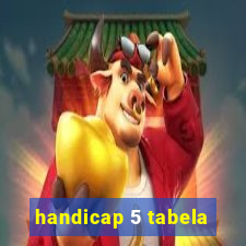 handicap 5 tabela